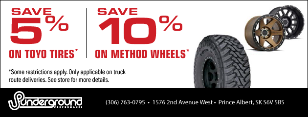 Save 5% on Toyo Tires and Save 10% on Method Wheels